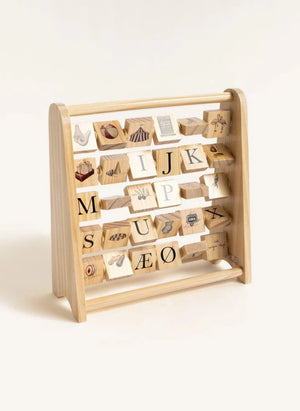Konges Sløjd - FSC Certified Wooden Alphabet Abacus