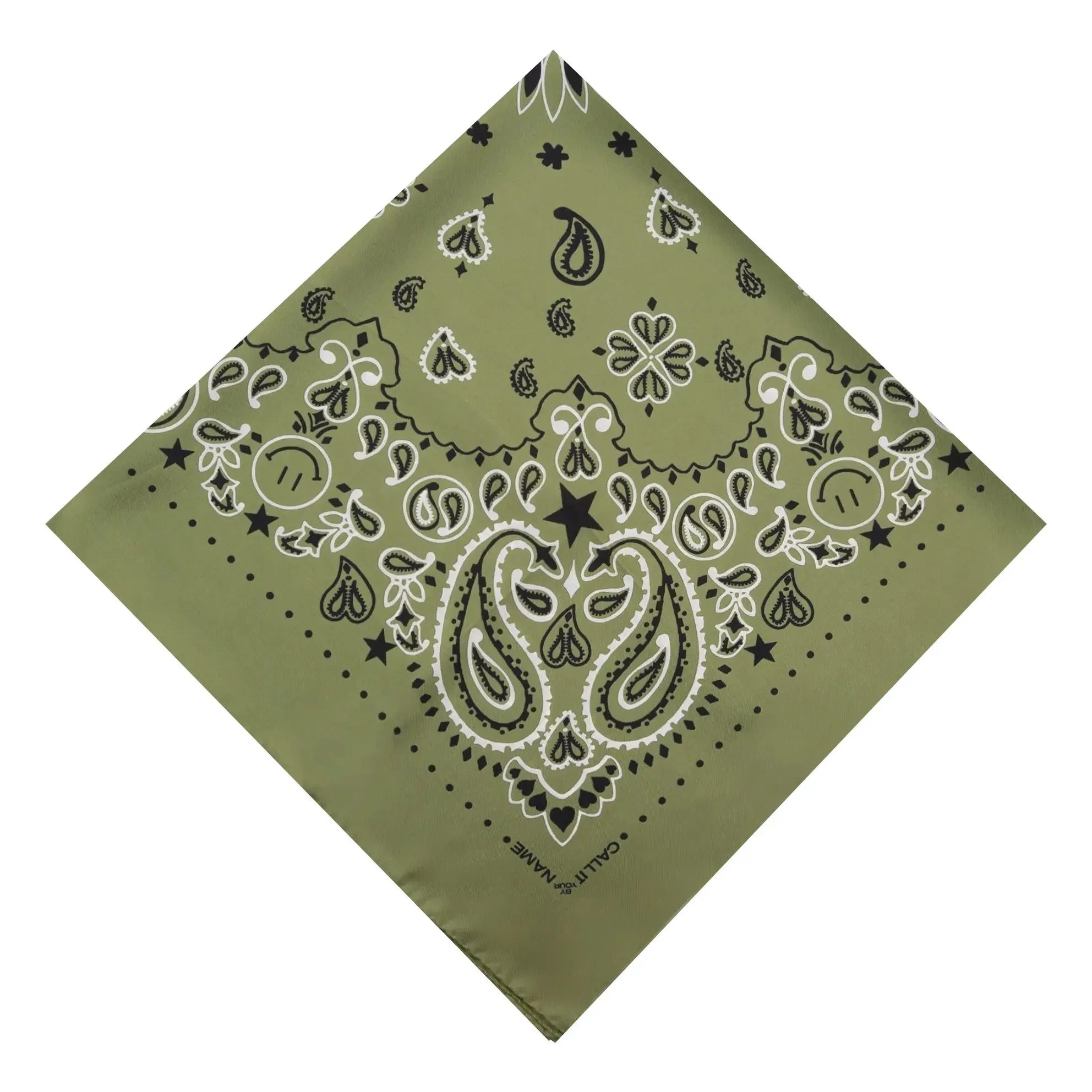 Call it by your name - Large Silk Bandana | Khaki
