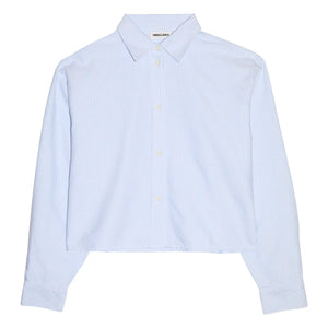 Smallable Woman - Striped Chili Short Shirt | Ice Blue