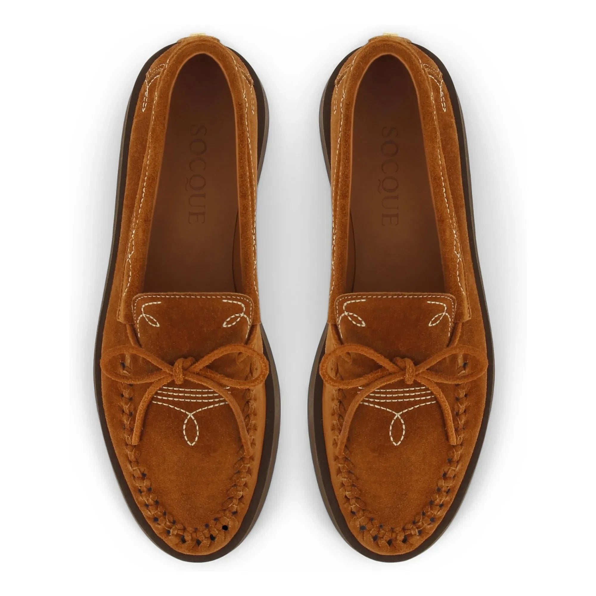 Socque Paris - Totem Suede Loafers | Camel