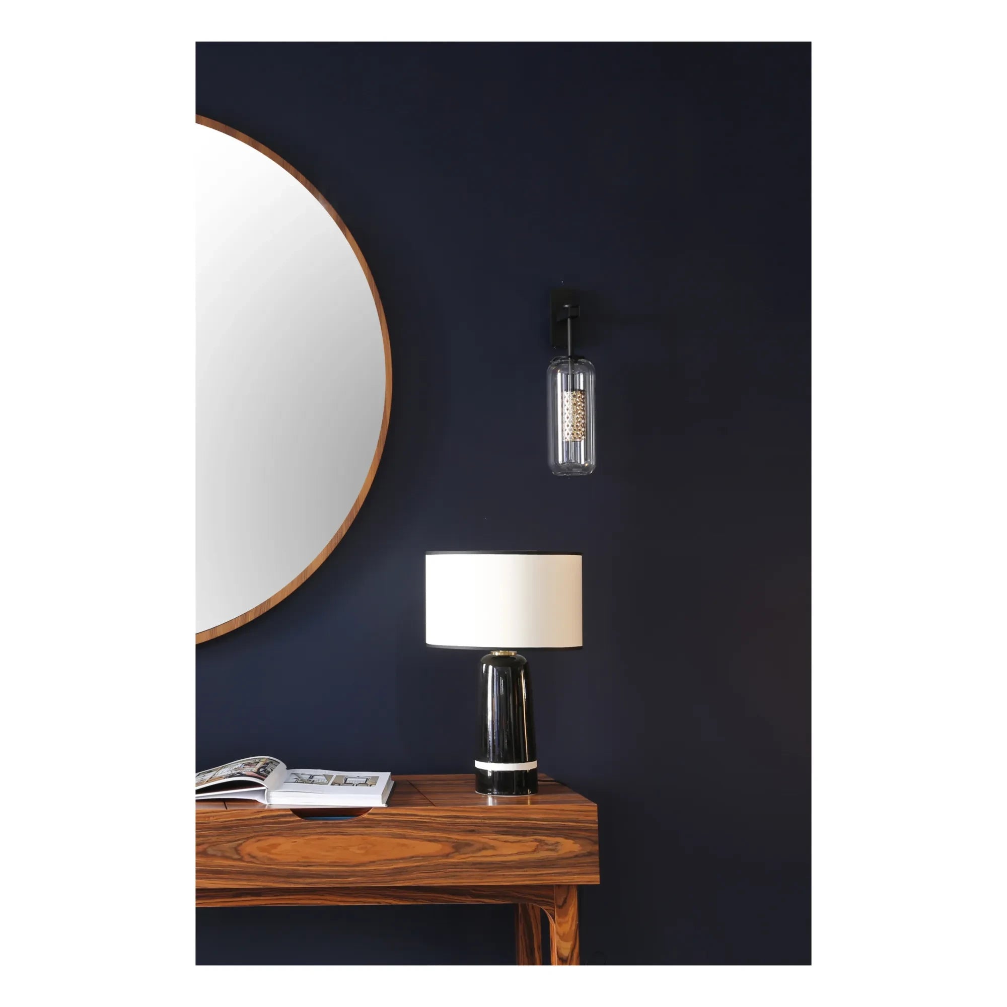 Maison Sarah Lavoine - Sicilia Table Lamp H50cm | Black Radish