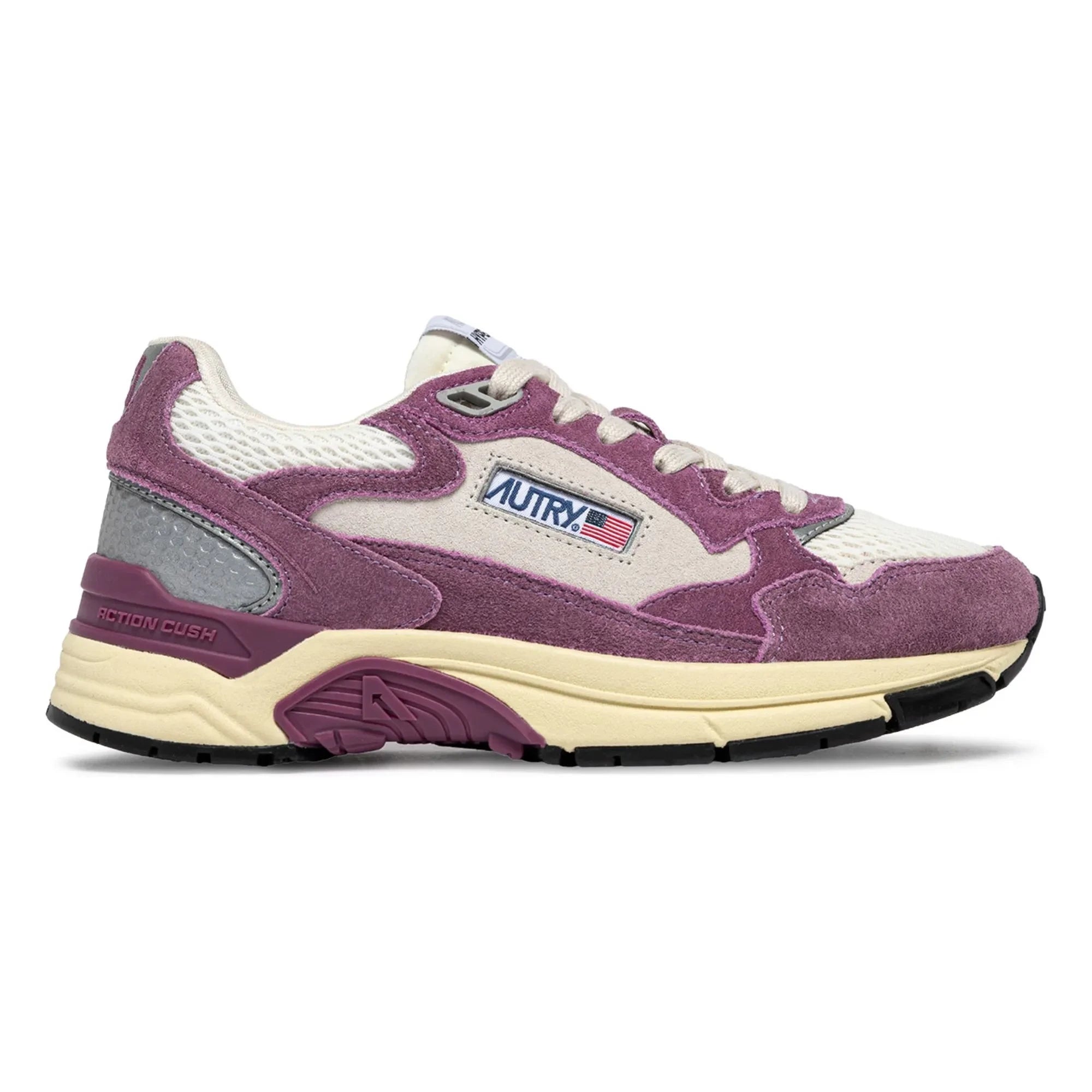 Autry - Basket Hyperway Low Bicolor Suede | Purple
