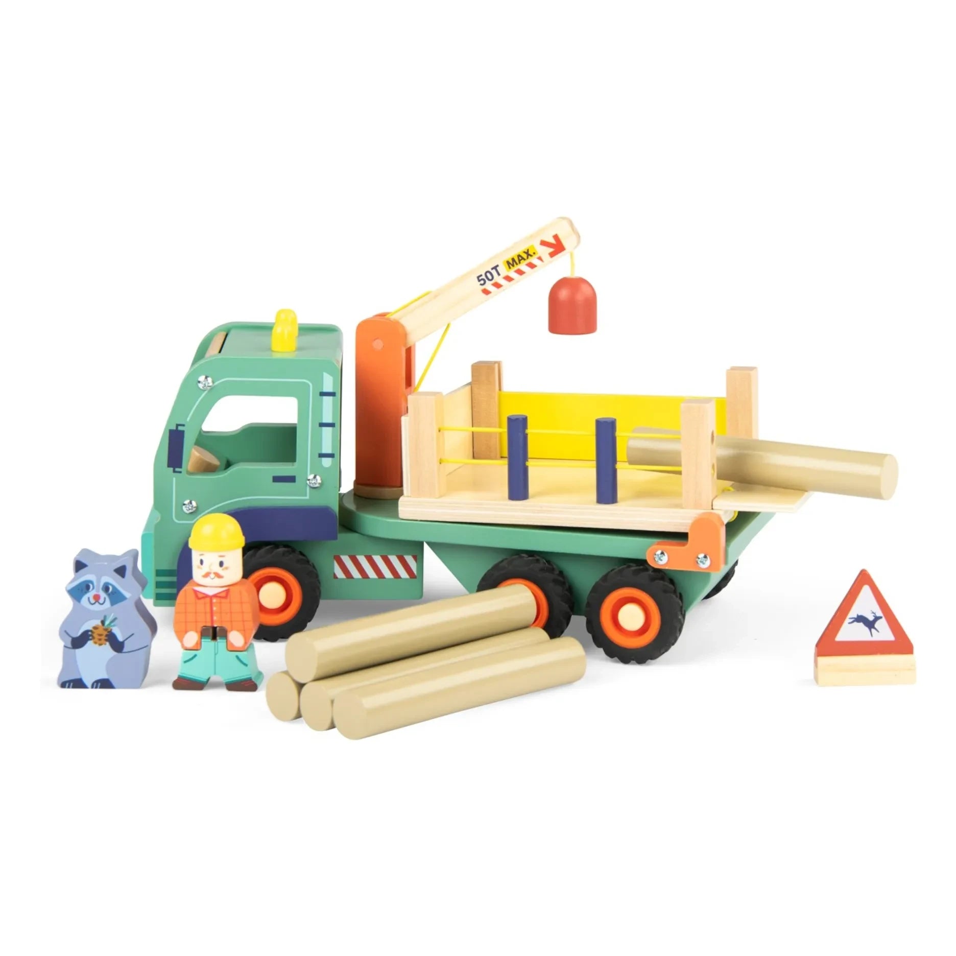 Moulin Roty - Forest Truck and Accessories | Green