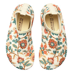 Grech & Co - Floral Pattern Water Shoes | Ecru