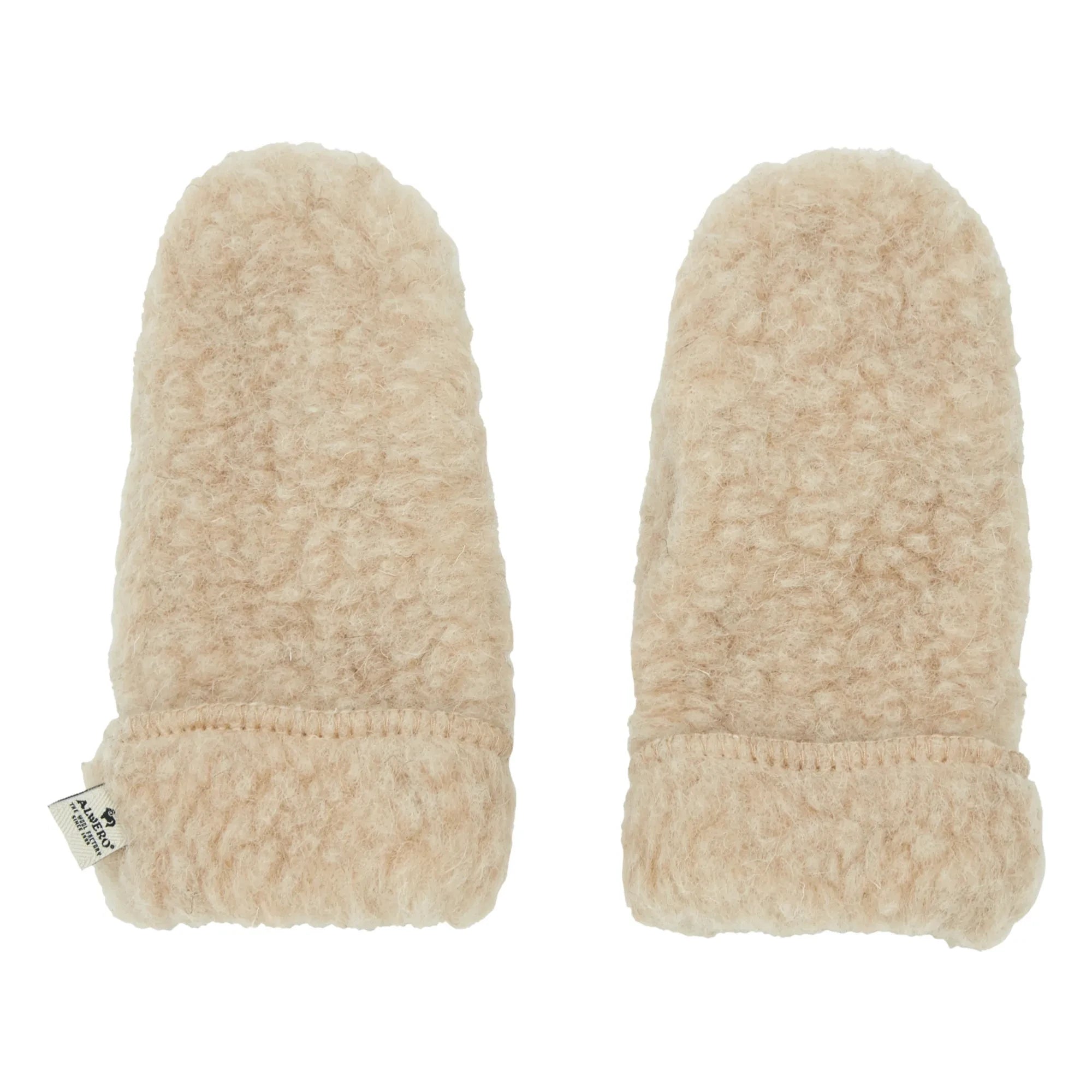 Alwero - Shearling Gloves | Beige