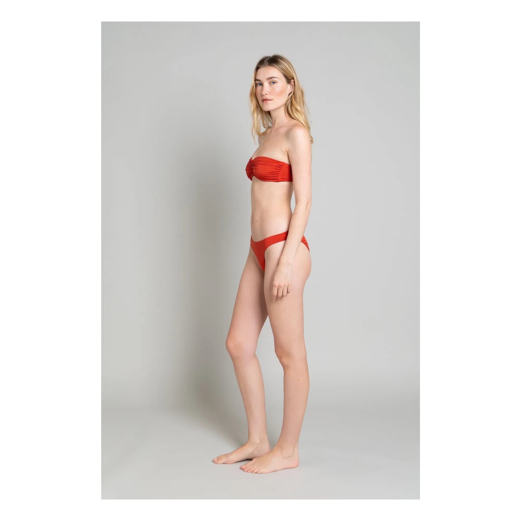 Smallable Woman - Lisa low-cut swimsuit | Brick red
