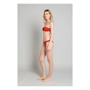 Smallable Woman - Lisa low-cut swimsuit | Brick red