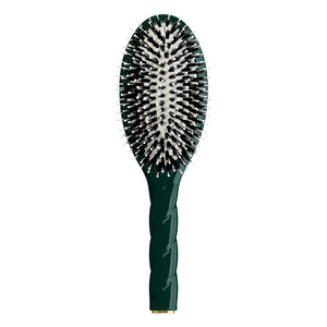 La Bonne Brosse - L'Indispensable Twist Hair Brush N°03 - Care & Shine | Emerald Green