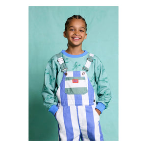 Favorite People - Striped Romper | Blue