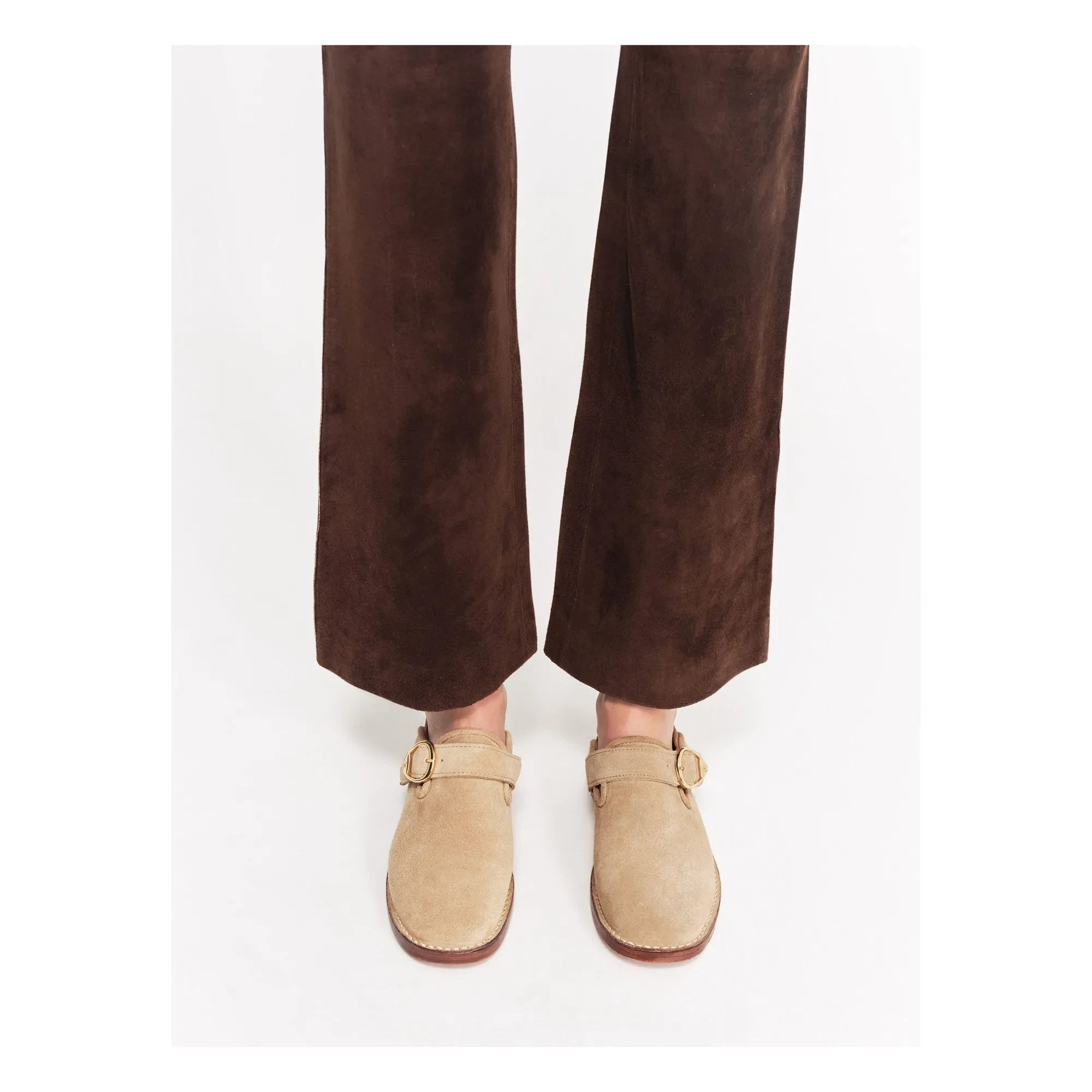 Socque Paris - Lucca Sweden Slippers | Taupe Brown