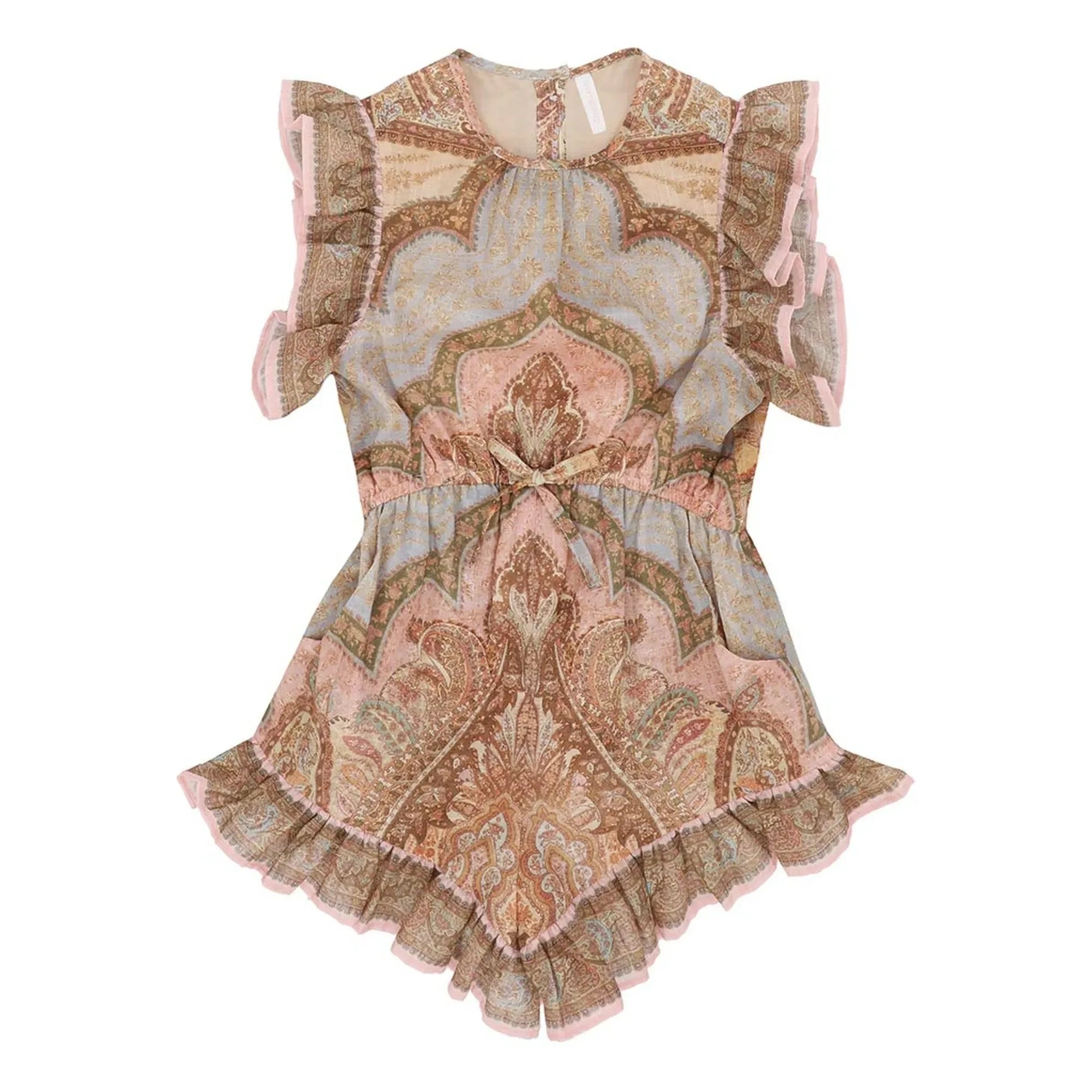 Zimmermann - Awakening Romper | Sand