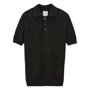 Noyoco - Haring Organic Cotton Polo T-Shirt | Black
