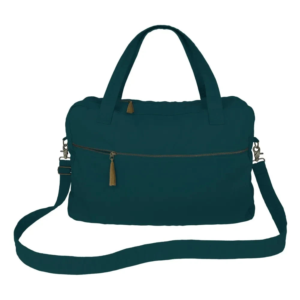 Numero 74 - Organic Cotton Weekend Bag | Teal Blue S022