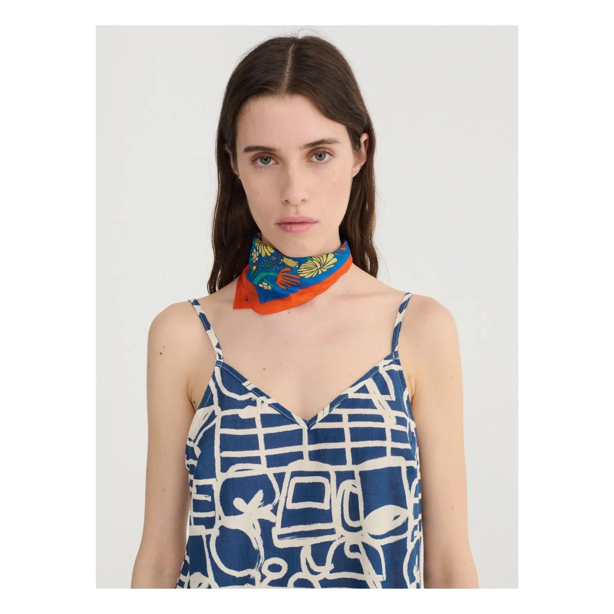 Bobo Choses - Cookery Festival Organic Cotton Dress | Gray