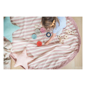 Play and Go - Noomad Bag / Play Mat - Striped | Pink
