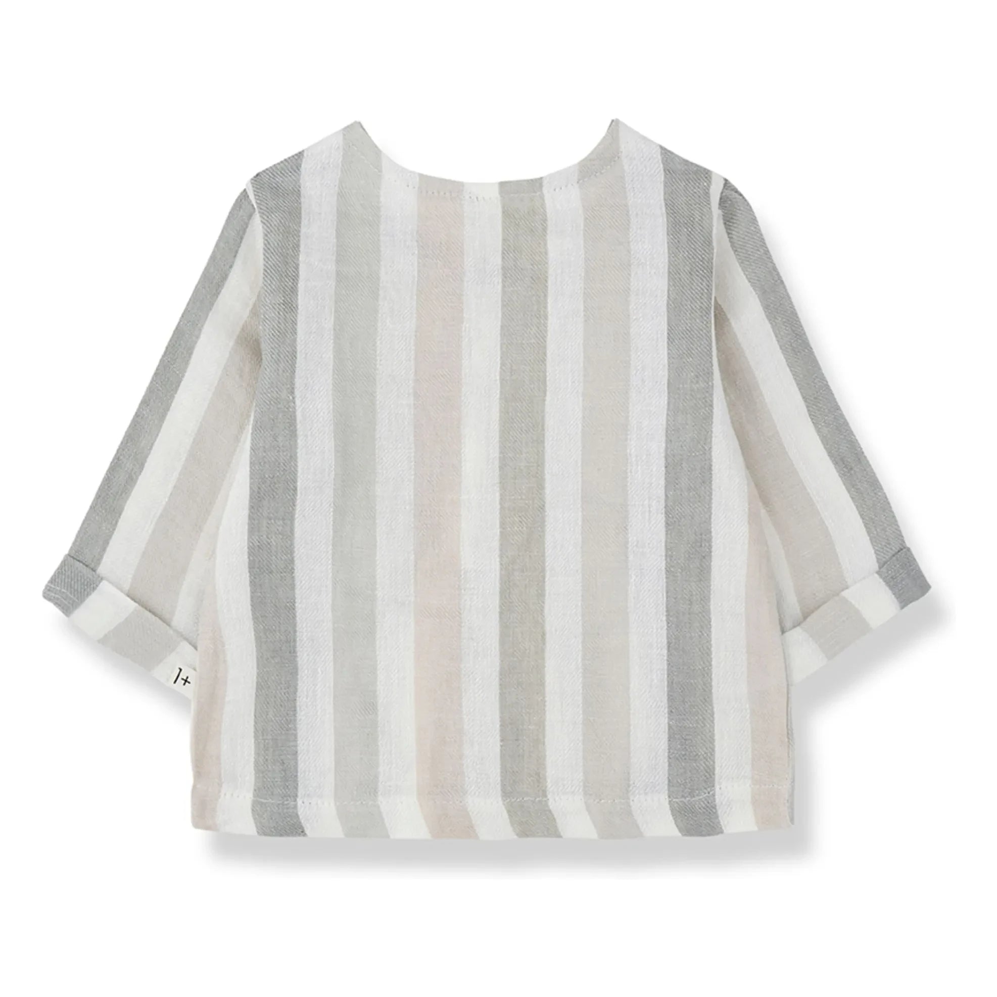 1+ in the family - Casavells Striped Linen Shirt | Ecru