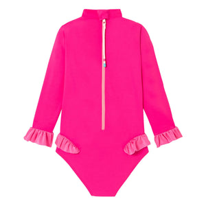Lison Paris - Bora Bora Surfer 1-Piece UV-Protection Swimsuit | Candy Pink