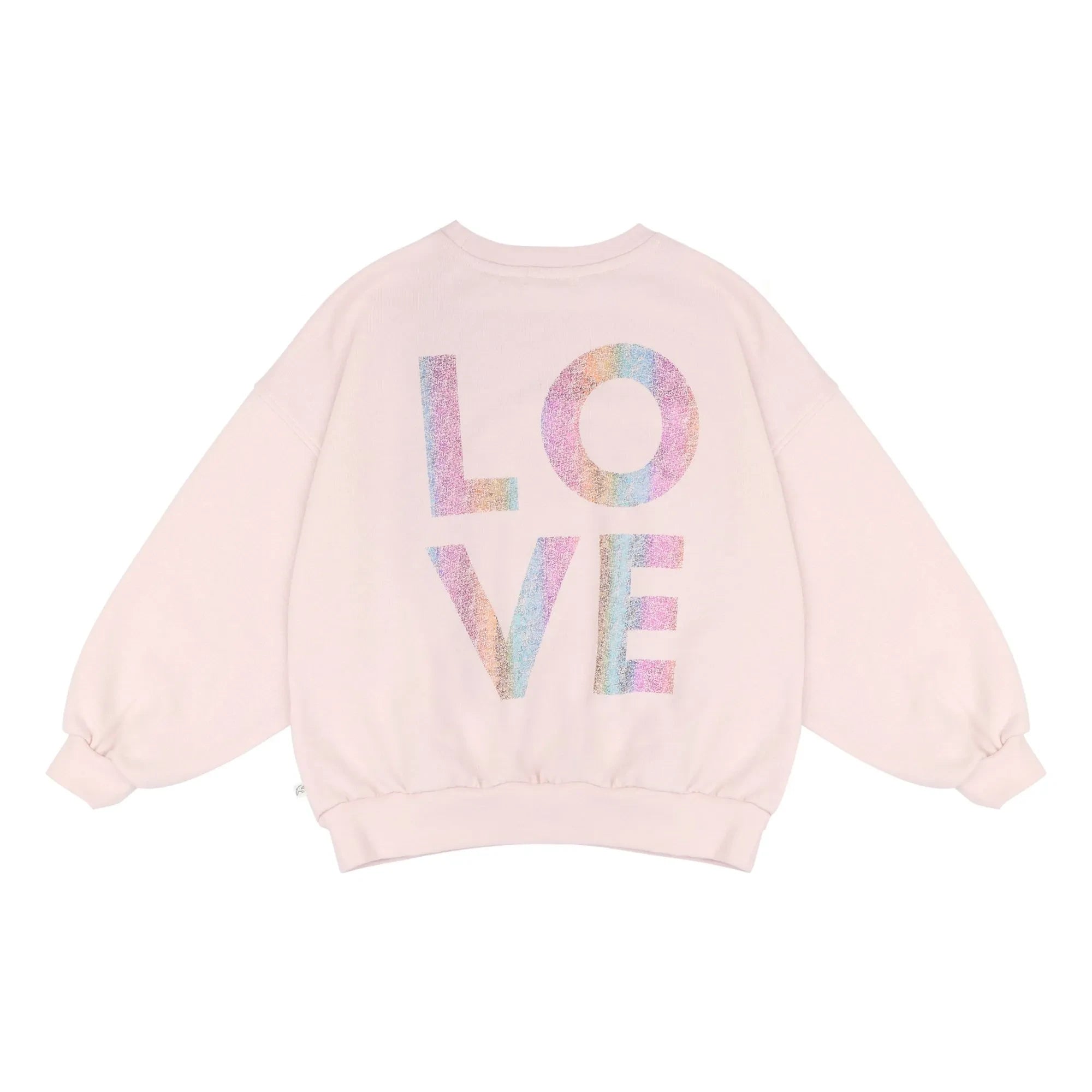 Jenest - Maxi organik pamuklu sweatshirt | Soluk Pembe