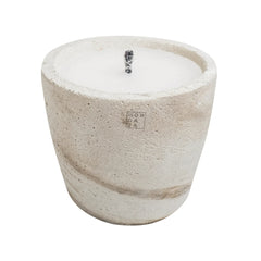 Mon Dada - Neutral Scent Outdoor Candle - L | White/Ecru