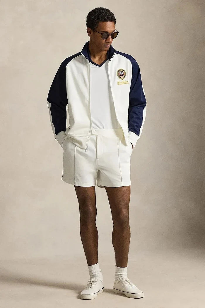 Polo Ralph Lauren erkek pamuklu fermuarlı sweatshirt Wimbledon