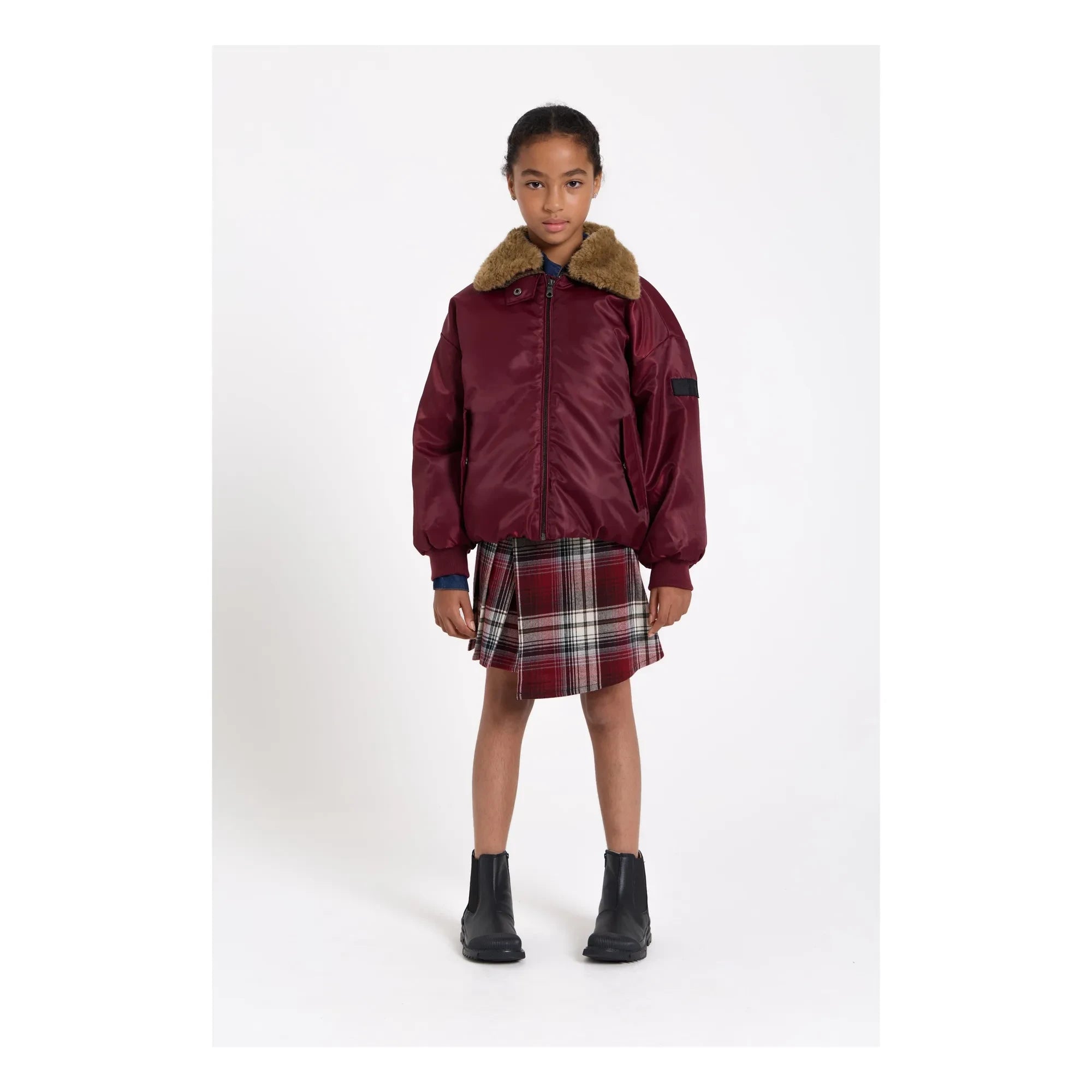 Finger in the Nose - Aria Bomber Jacket | Aubergine