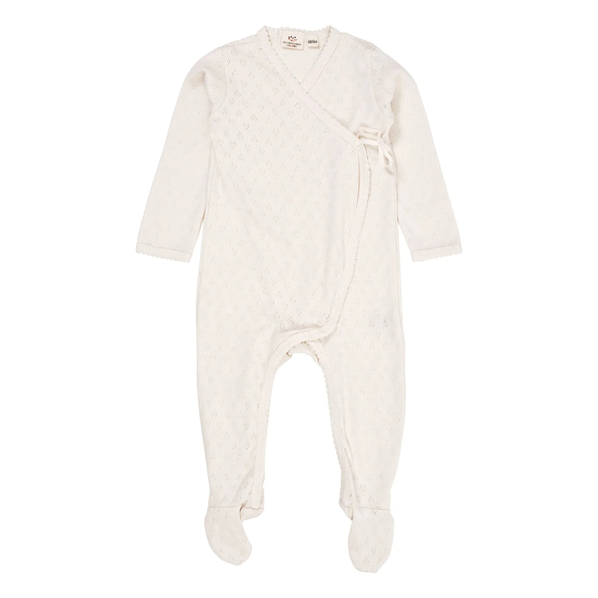 Copenhagen Colors - Organic Cotton Pointelle Pajama | Cream