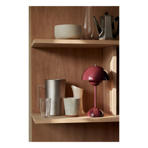 & Tradition - VP9 Flowerpot Portable Table Lamp, Vernon Panton | Cherry