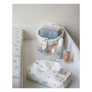 Cam Cam - Vintage Toys Wipes Container | Beige