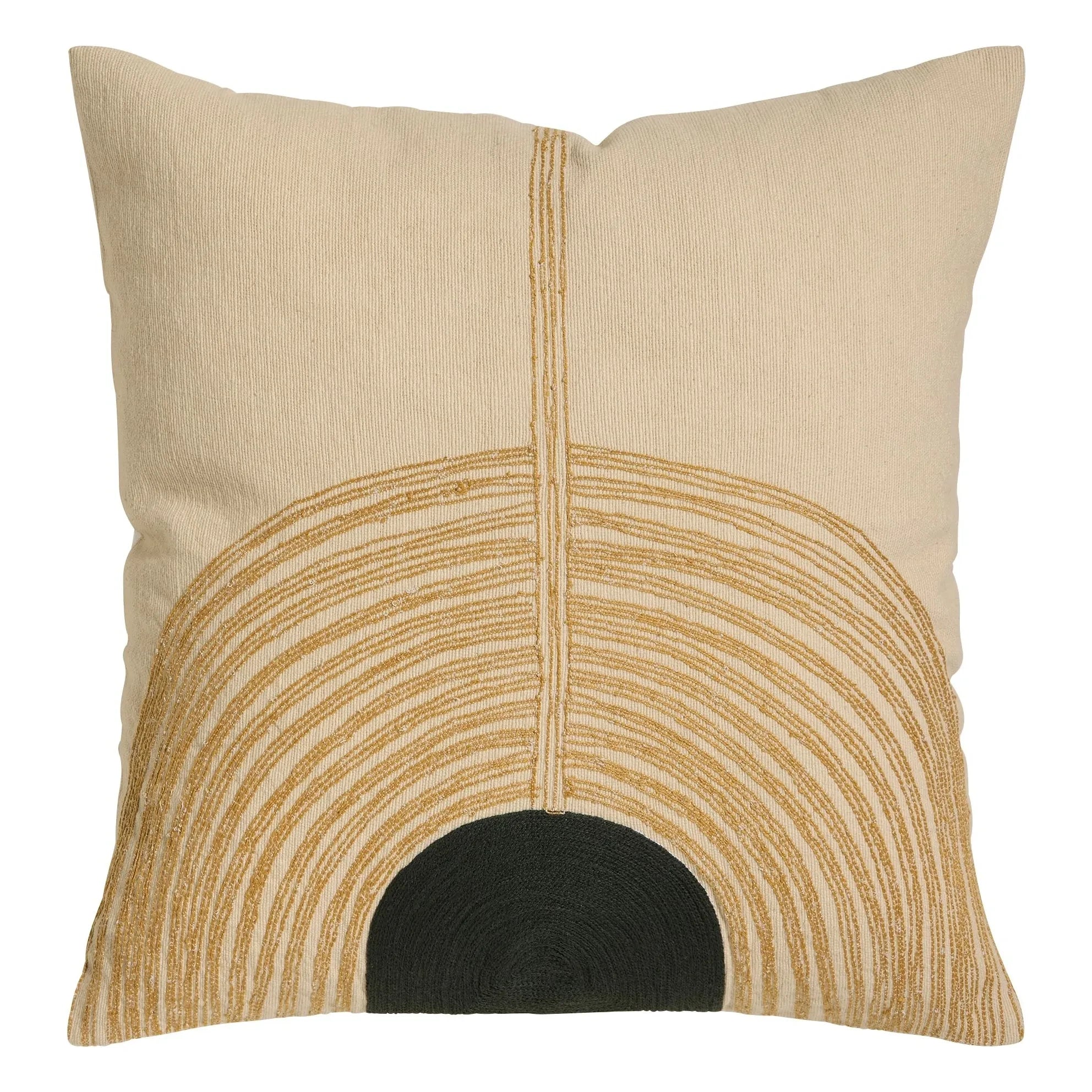 Maison Sarah Lavoine - Mirage embroidered pillow | Mustard