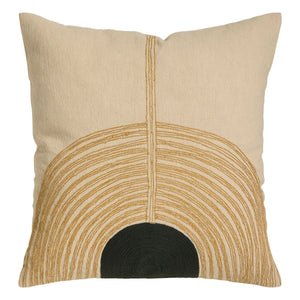 Maison Sarah Lavoine - Mirage embroidered pillow | Mustard