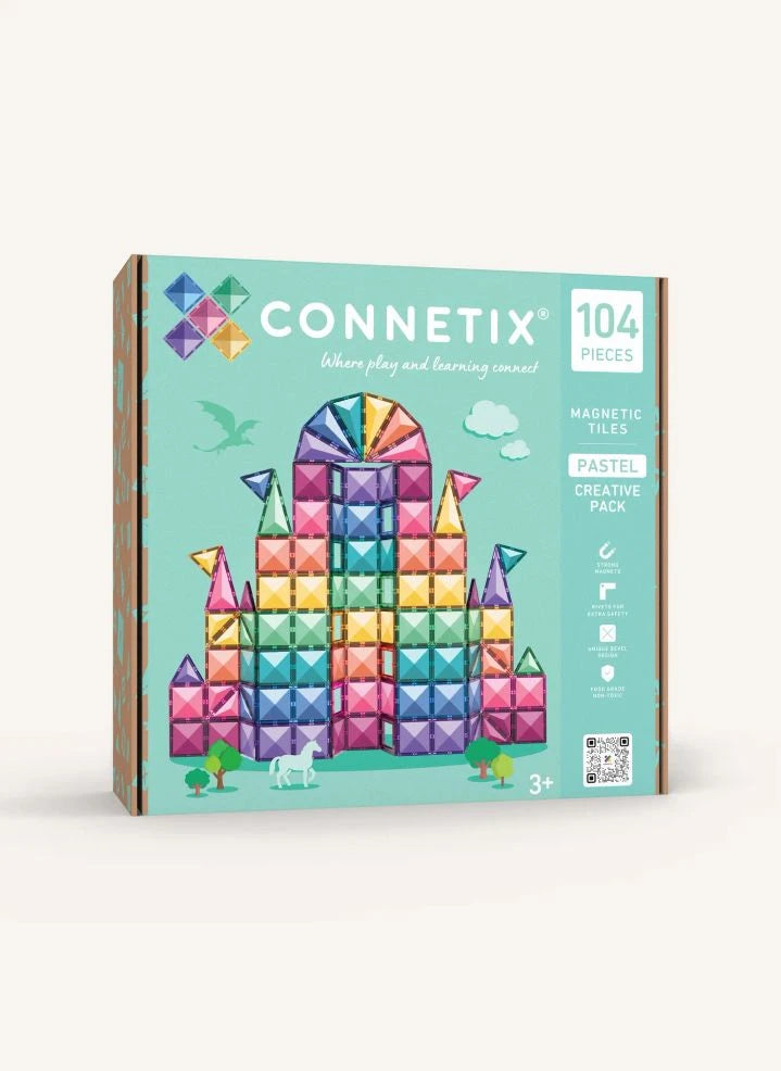 Connetix - Creative Pack - 104 Pieces | Pastel