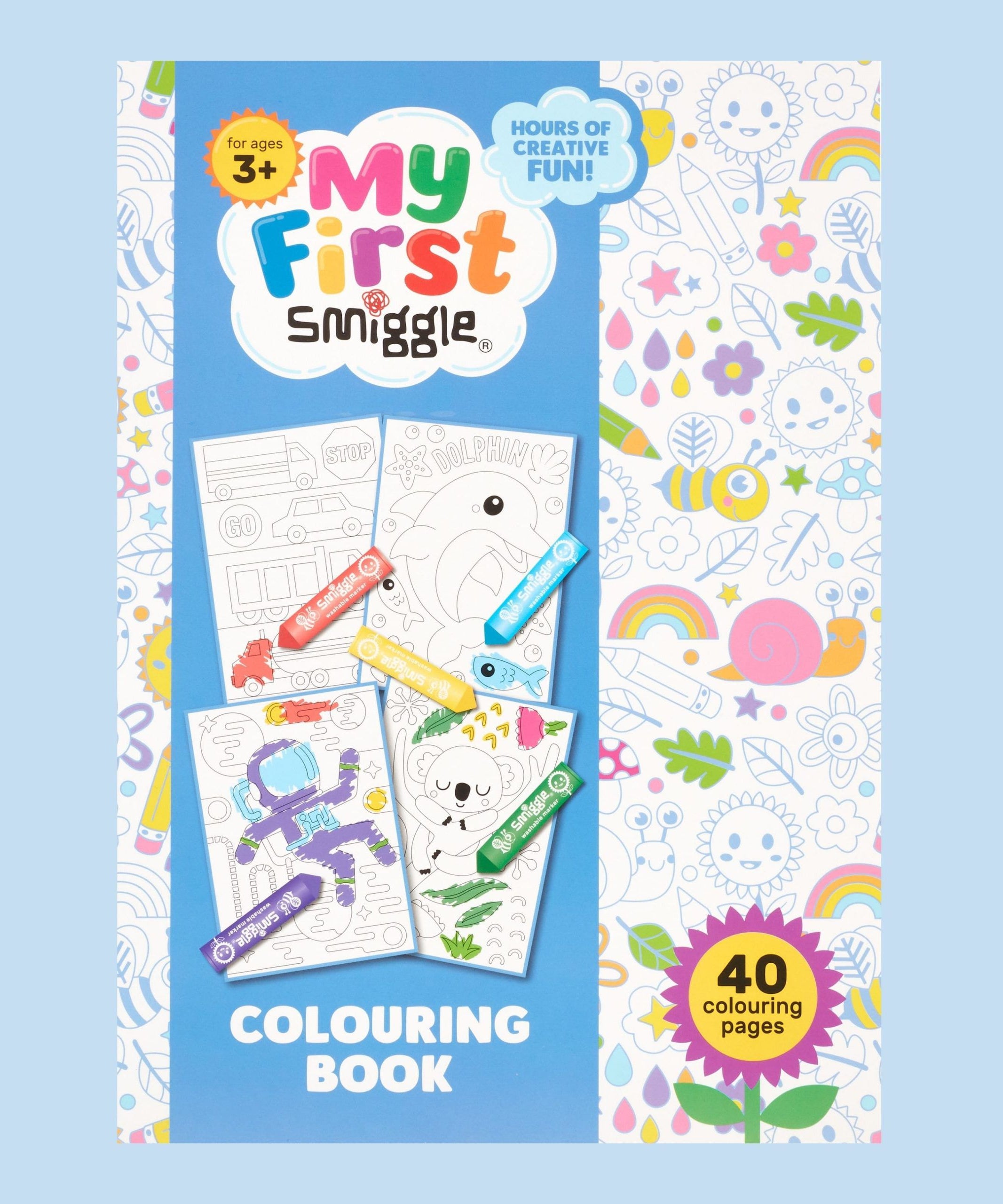 Smiggle - Colour Me Boyama Kitabı İngilizce-Dinossi