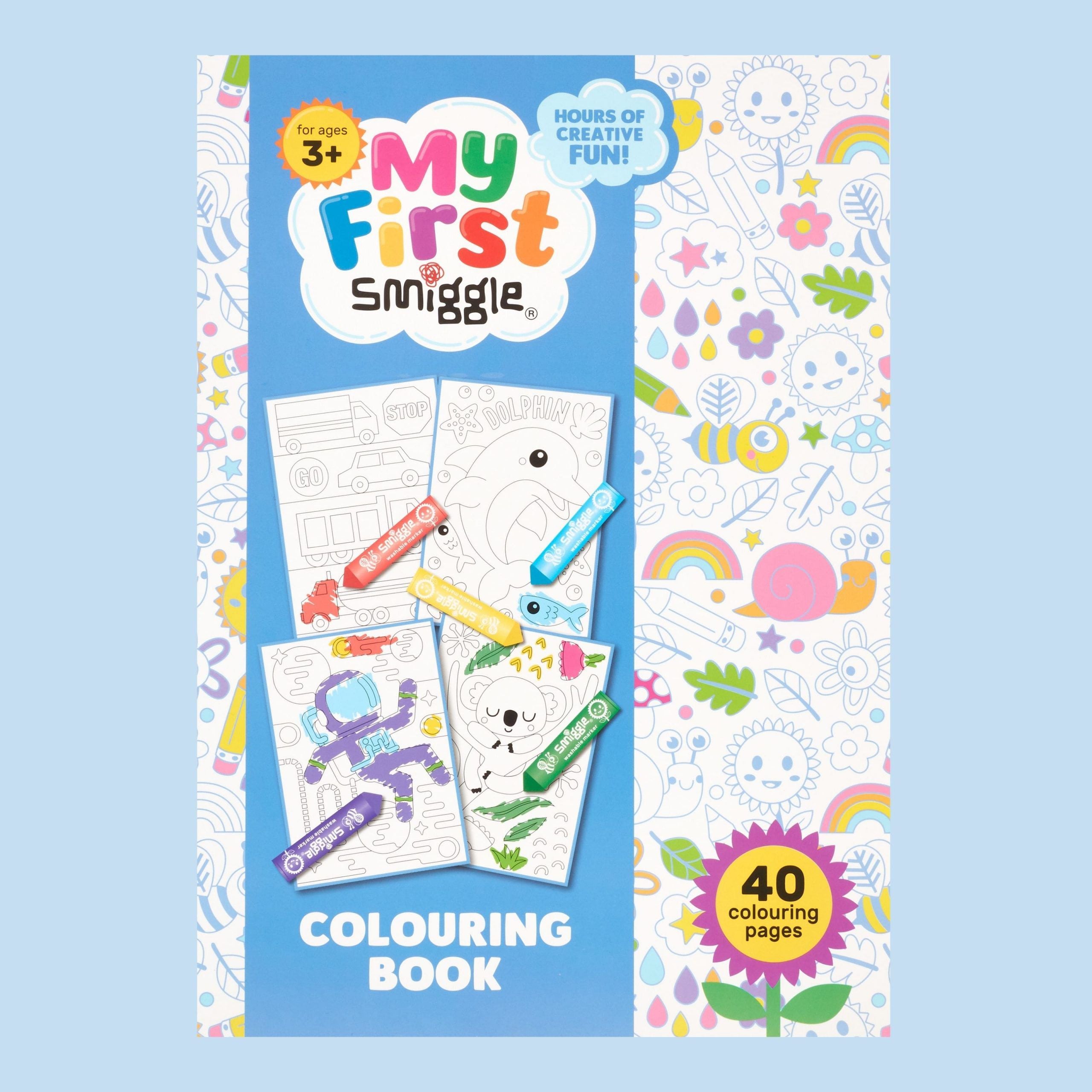 Smiggle - Colour Me Boyama Kitabı İngilizce-Dinossi