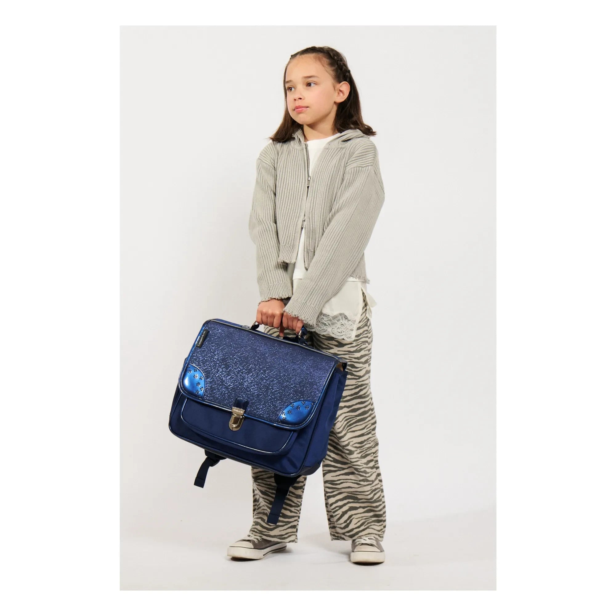 Caramel & Cie - Oxford briefcase | Blue