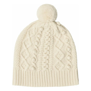 FUB - Aran Wool Beanie | Ecru