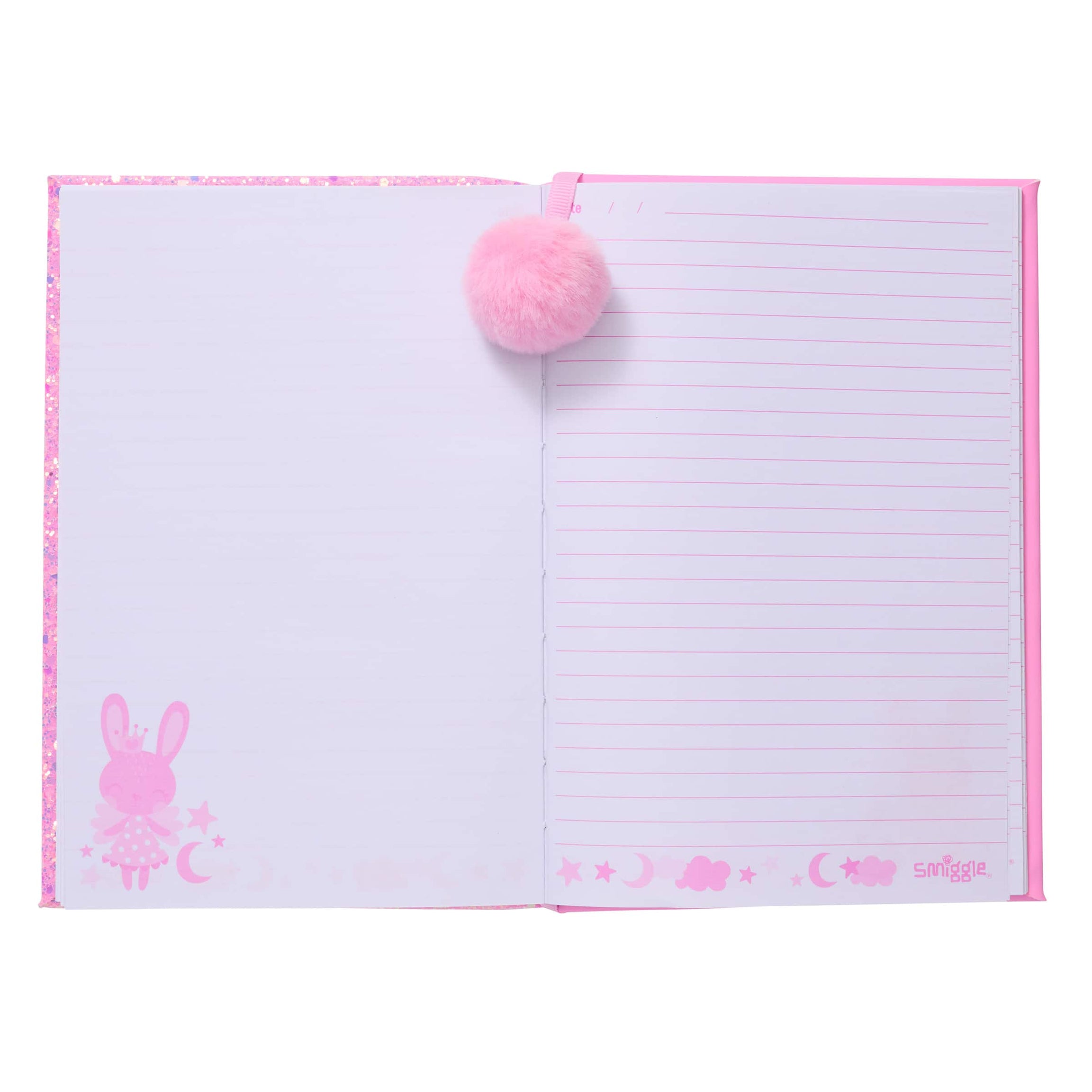 Smiggle - Sequin Dreams Çift Taraflı A5 Defter-Dinossi