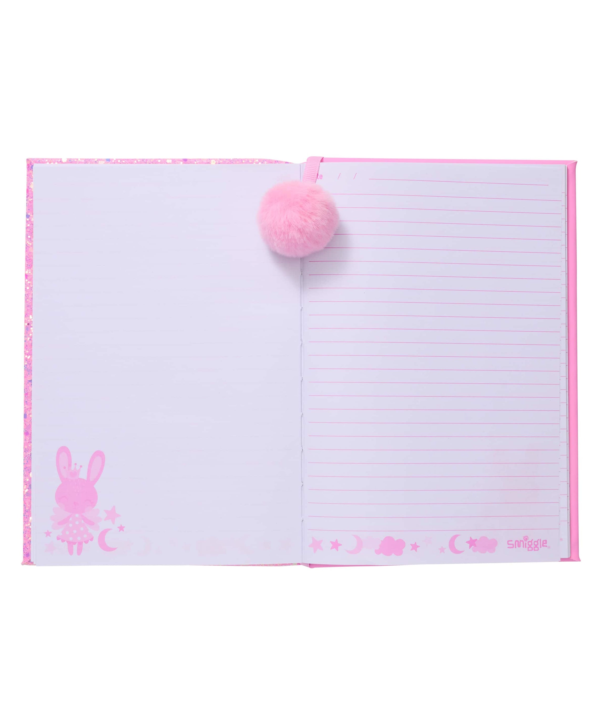 Smiggle - Sequin Dreams Çift Taraflı A5 Defter-Dinossi