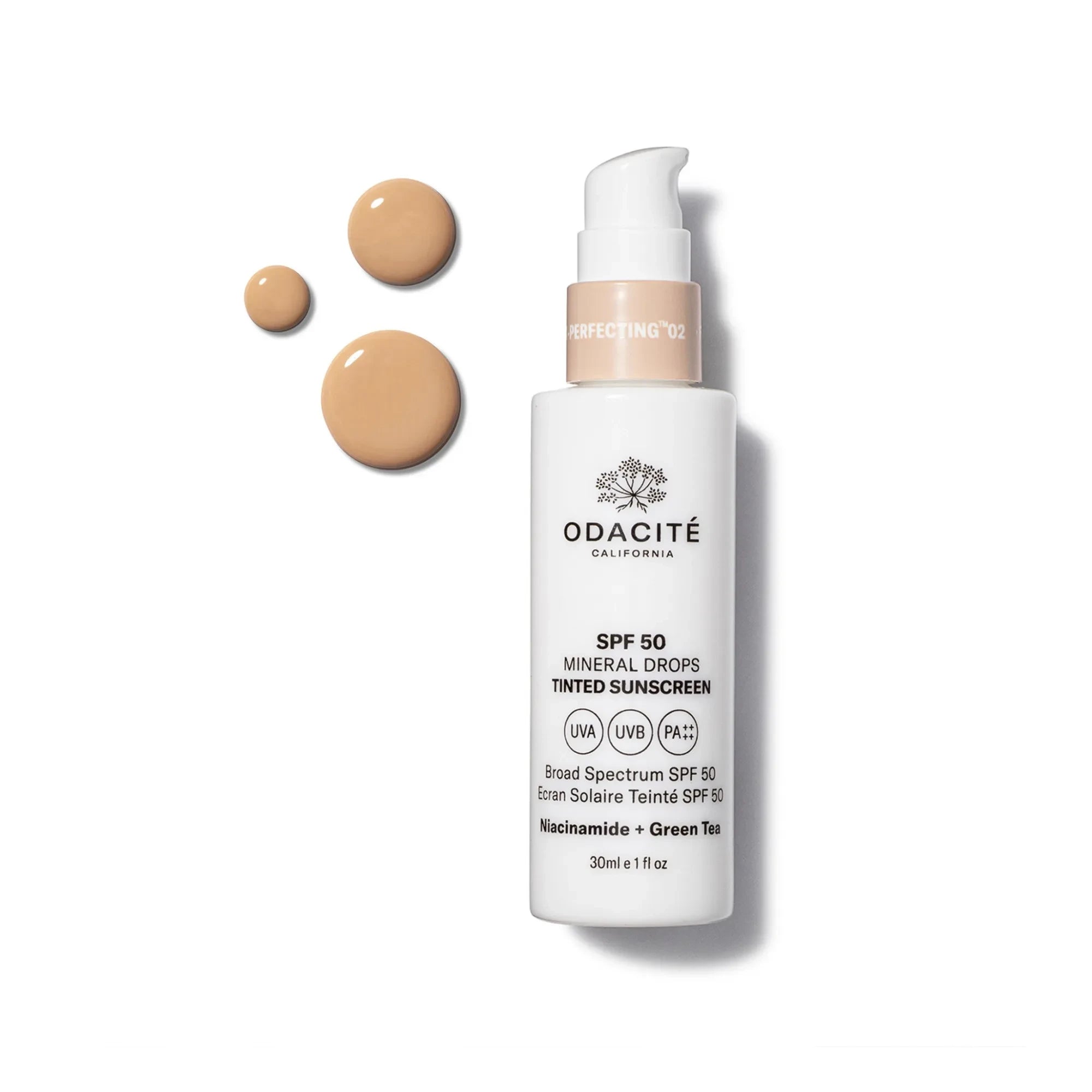 Odacité - Tinted Mineral Drops Sunscreen SPF 50 Flex-Perfecting™ - 30ml | 02