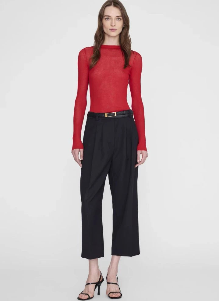 Anine Bing - Tiana cotton sweatshirt | Red