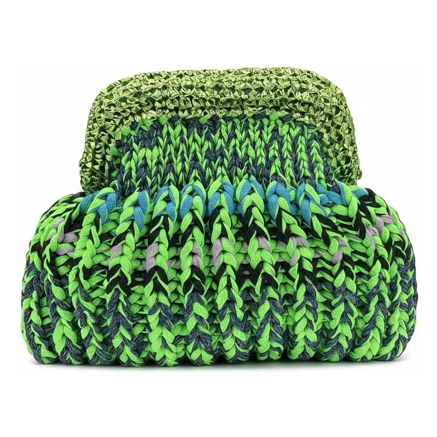 Nadia Dafri - Sis Clutch Small | Fluorescent Green