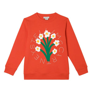 Stella McCartney Kids - Flower Bouquet Sweatshirt | Red