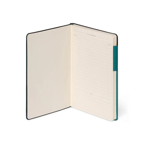 Legami - Çizgili Defter - Tek Renk Yumuşak Kapak - Malakit Yeşili - Benim Defterim