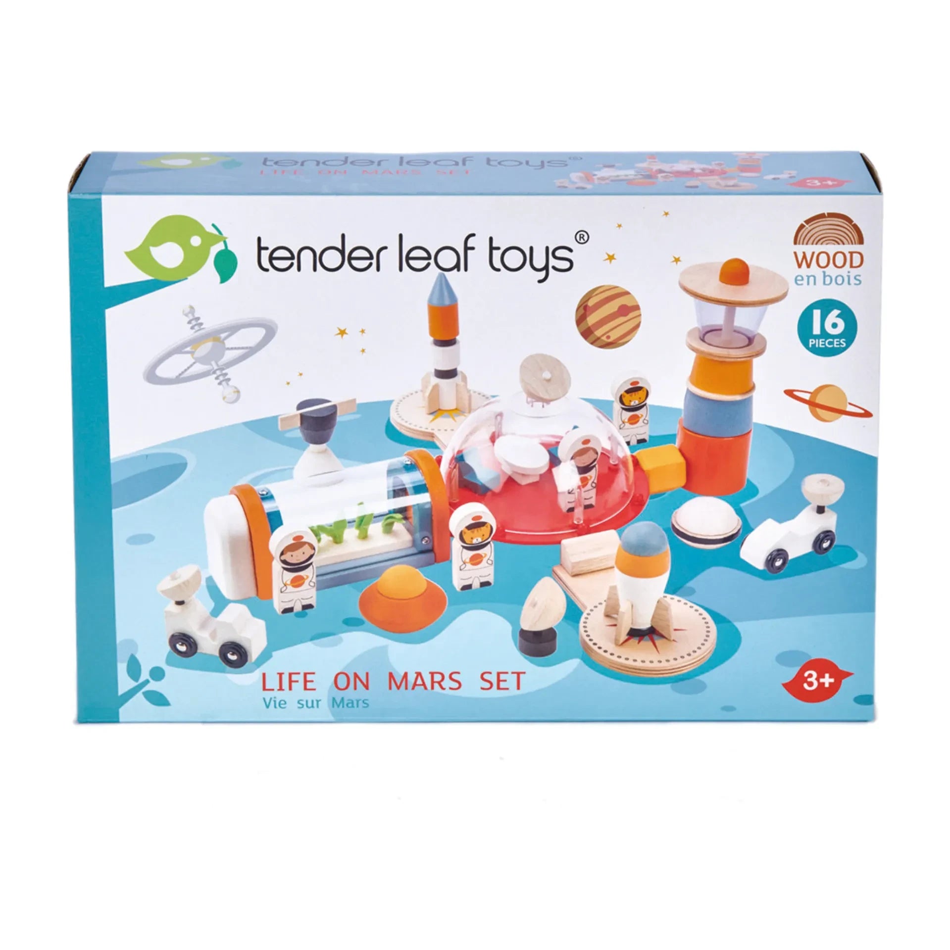 Tender Leaf Toys - Mars’ta Life Wooden Toy Set