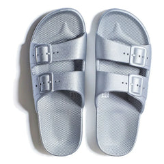 Freedom Moses - Buckled Sandals | Silver