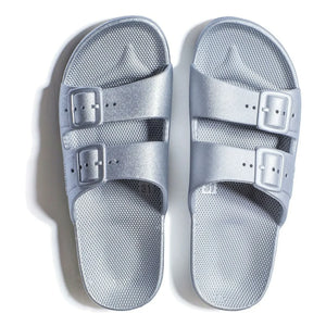 Freedom Moses - Buckled Sandals | Silver