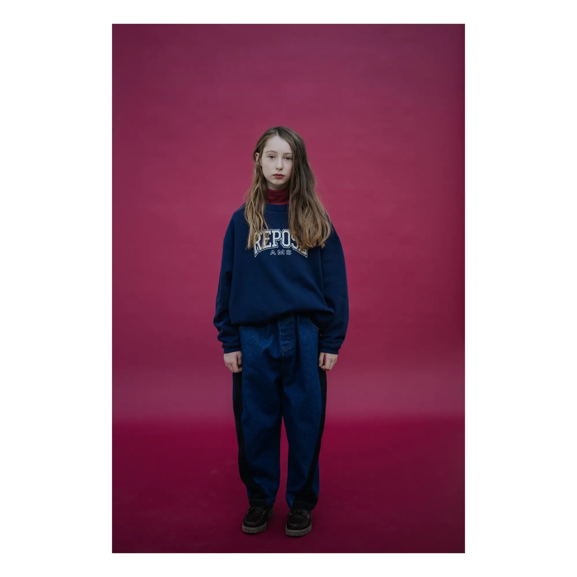 Repose AMS - Cozydrop REPOSE AMS Organic Cotton Sweatshirt | Navy Blue