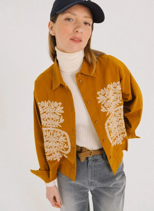 Tinsels - Usk Pamuklu Overshirt | Yellow Curry rengi