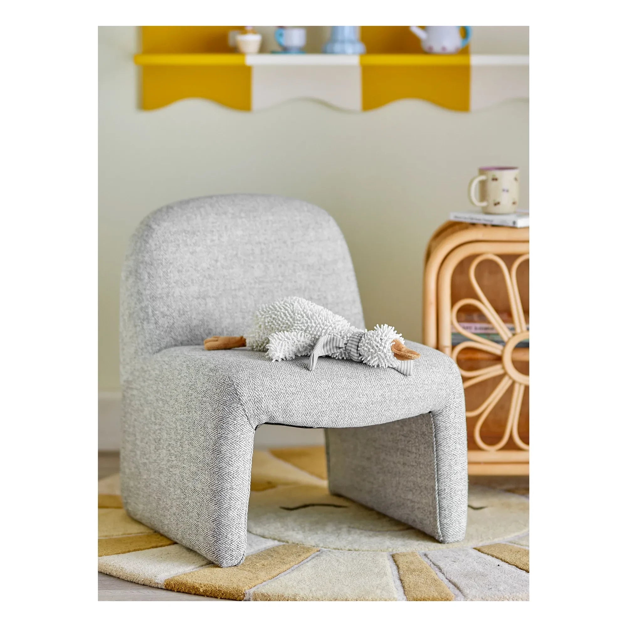 Bloomingville Mini - Neel children's chair | Light gray