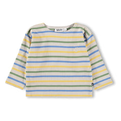 Molo - Edarko Striped Organic Cotton T-Shirt | Ecru
