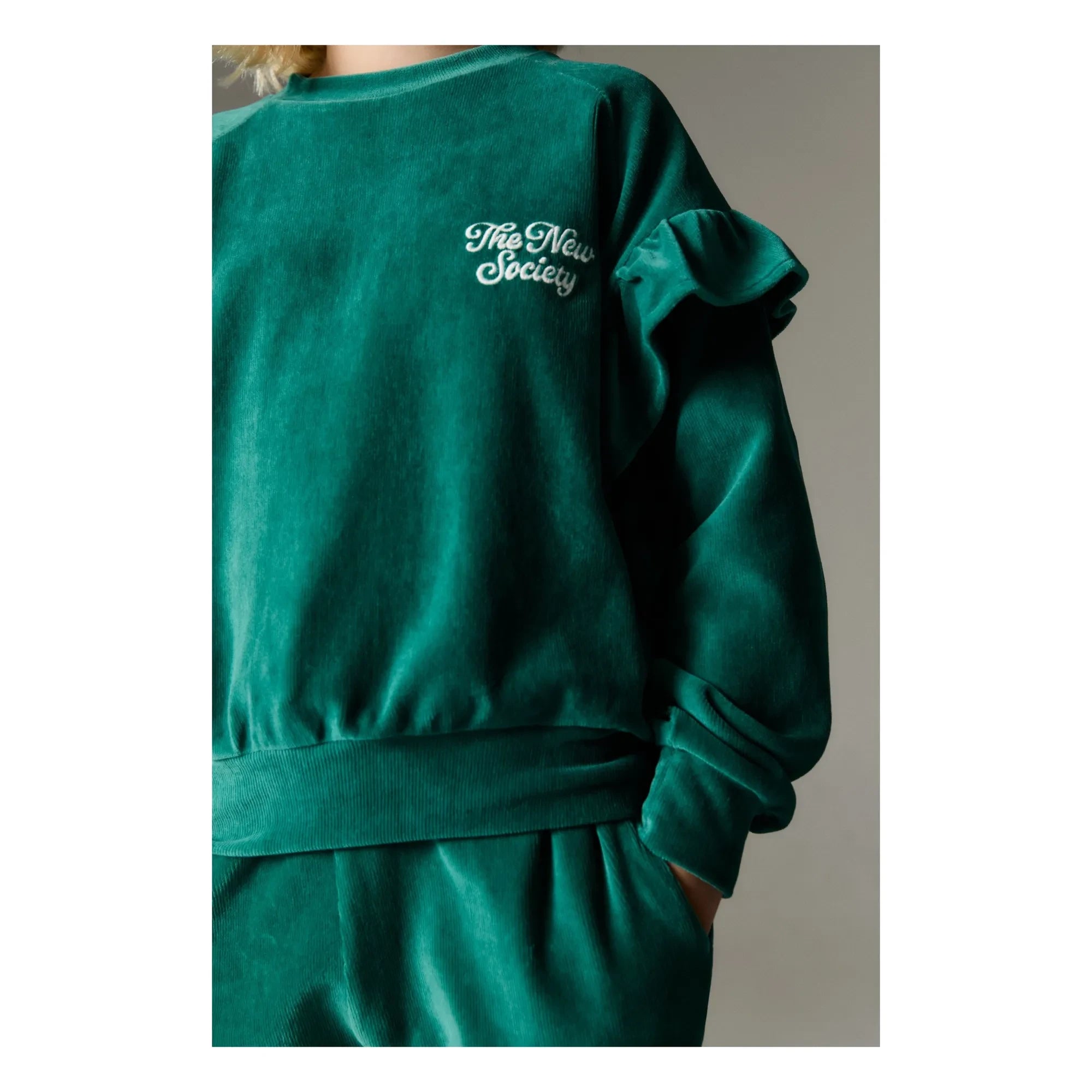 the new society - Sweat Odense Velvet Organic | Green